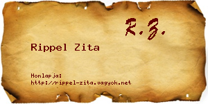 Rippel Zita névjegykártya